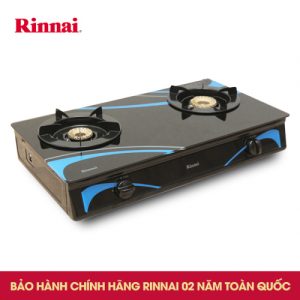 Bếp gas 7 tấc Rinnai RV-3715GL(BC), Chén đồng mặt kính
