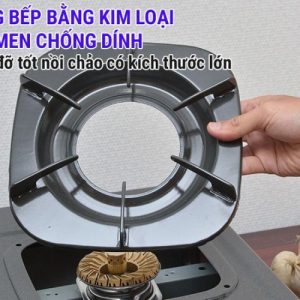 bep gas 7 tac rinnai rv 375swn chen dong co dau ham 1635383762 3 - Bếp gas 7 tấc Rinnai RV-375SW(N), Chén đồng có đầu hâm