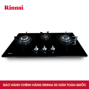 Bếp gas âm 3 lò Rinnai RVB-312BG, Ngắt ga tự động