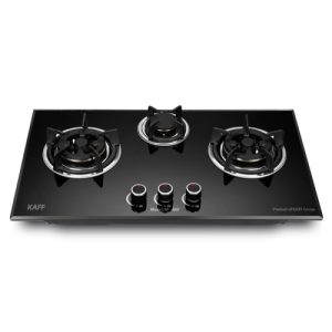 Bếp gas âm 3 lò KAFF KF-690,Cảm ứng ngắt gas tự động