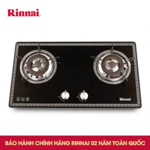 Bếp gas âm Rinnai RVB-2BG(F)N, chén đồng ngắt gas tự động