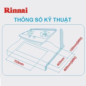 bep gas am rinnai rvb 2gibw 5 - Bếp gas âm Rinnai RVB-2Gi(FG)