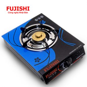 Bếp gas đơn chén nhôm Fujishi FR-268N (Kính xanh)