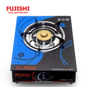 bep gas don chen nhom fujishi fr 268n kinh xanh 1619254093 0 - Bếp gas đơn chén nhôm Fujishi FR-268N (Kính xanh)