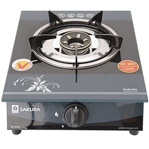 Bếp gas đơn mặt kiếng Sakura SA-300G
