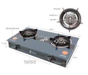 bep gas duong sakura sa 690gh 12 - Bếp gas dương Sakura SA-690GH