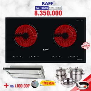 Bếp hồng ngoại đôi cảm ứng KAFF KF-073CC