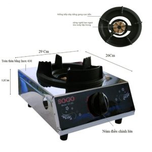 bep khe gas ban cong nghiep sogo gt 208s1 1594335027 3 - Bếp khè gas bán công nghiệp SOGO GT-208S1