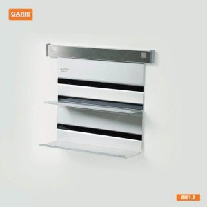 Giá để gia vị 2 tầng inox hộp Garis GI01.2