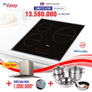 Bếp từ 3 lò cảm ứng CANZY CZ-67HP
