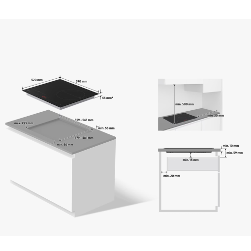 bep tu ba vung nau samsung nz63b5046fk sv8 - Bếp từ ba vùng nấu Samsung NZ63B5046FK/SV