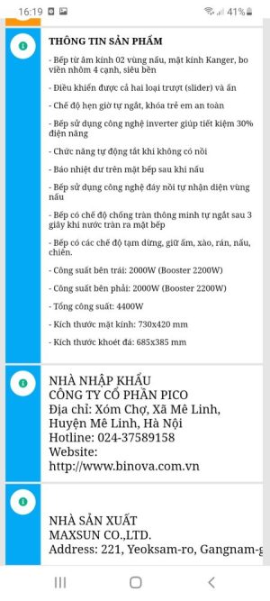 bep tu binova bi 666kr 13 - Bếp từ Binova BI-666KR