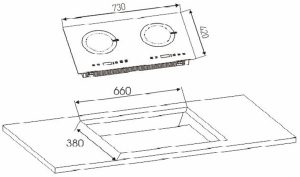 bep tu doi arber ab 386 - Bếp từ Arber AB-386