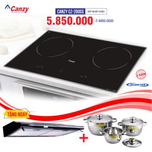 Bếp từ đôi cảm ứng CANZY CZ-200SS