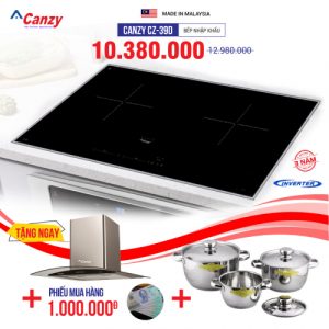 Bếp từ đôi cảm ứng CANZY CZ-39D