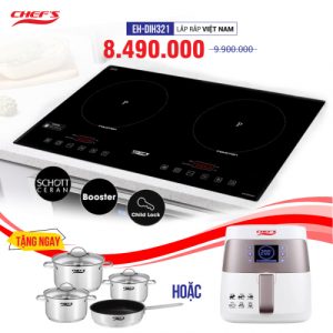 Bếp từ đôi cảm ứng CHEFS EH-DIH321