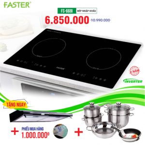 Bếp từ đôi cảm ứng FASTER FS-668I
