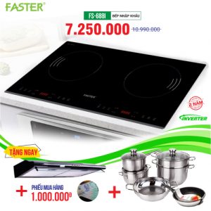 Bếp từ đôi cảm ứng FASTER FS-688I