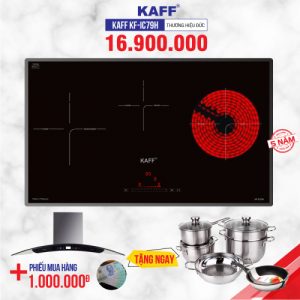 Bếp từ đôi hồng ngoại 3 lò cảm ứng KAFF KF-IC79H