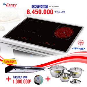 Bếp từ đôi hồng ngoại cảm ứng CANZY CZ-38DT