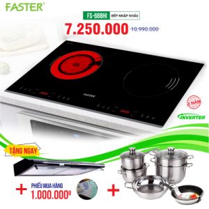 Bếp từ đôi hồng ngoại cảm ứng FASTER FS-688HI