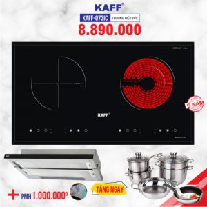 Bếp từ đôi hồng ngoại cảm ứng KAFF KF-073IC