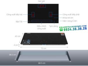 bep tu doi kocher di801ge iplus note 1 - Bếp từ Kocher DI-801GE IPLUS