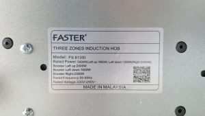 bep tu faster fs 613si 5 - Bếp từ Faster FS 613SI