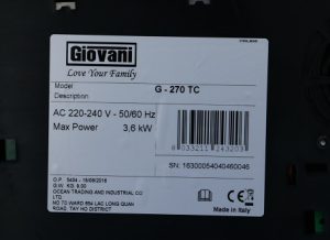 bep tu giovani g 270tc 19 - Bếp từ Giovani G-270 TC
