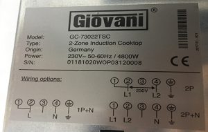 bep tu giovani gc 73022 tsc 3 - Bếp từ Giovani GC-73022 TSC