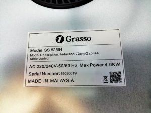 bep tu grasso gs 825ih 5 - Bếp từ Grasso GS 825IH