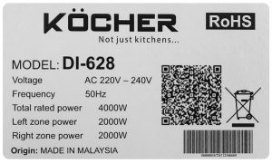 bep tu kocher di 628 7 1 - Bếp từ Kocher DI-628