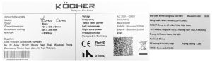 bep tu kocher di 633 6 - Bếp từ Kocher DI-633