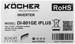 bep tu kocher di 801ge plus 5 - Bếp từ Kocher DI-801GE IPLUS