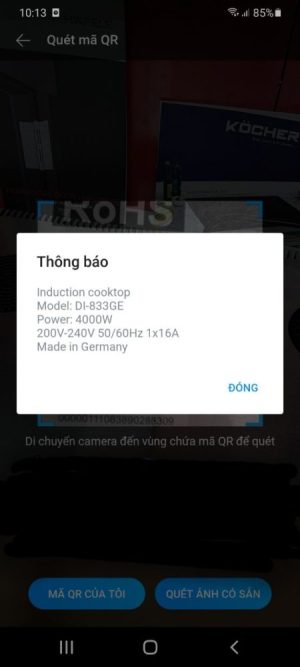 bep tu kocher di 833ge 14 1 - Bếp từ Kocher DI-833GE