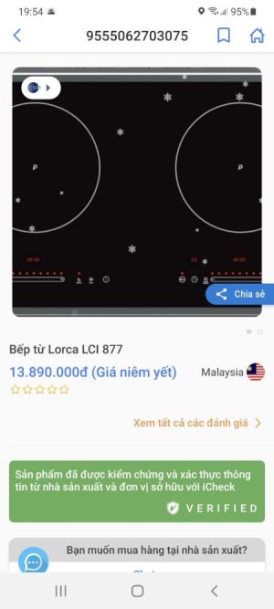 bep tu lorca lci 877 11 - Bếp từ Lorca LCI-877