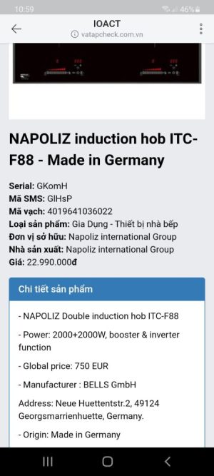 bep tu napoliz itc f88 12 - Bếp từ Napoliz ITC-F88