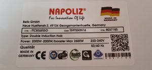 bep tu napoliz itc826ego 13 - Bếp từ Napoliz ITC826EGO