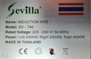 bep tu sevilla sv t46 12 - Bếp từ Sevilla SV-T46