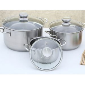 bo 3 noi inox 3 day nap kinh fivestar fs06cg 1634531008 5 - Bộ 3 nồi inox 3 đáy nắp kính Fivestar FS06CG bo 3 noi inox 3 day nap kinh fivestar fs06cg 1634531008 5 - Bộ 3 nồi inox 3 đáy nắp kính Fivestar FS06CG