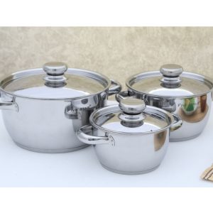 bo 3 noi inox 3 day than cool fivestar fs06c 1 1602920923 0 - Bộ 3 nồi inox 3 đáy thân cool Fivestar FS06C-1
