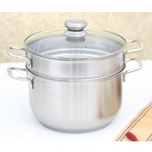 bo 5 noi xung inox 3 day nap kinh fivestar fs08cg1 1575262330 2 - Bộ 5 nồi xửng inox 3 đáy nắp kính Fivestar FS08CG1