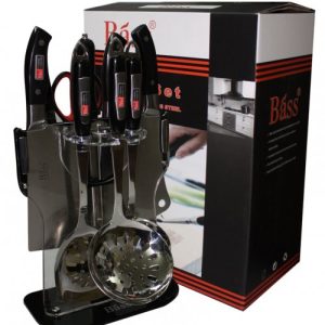 bo dao keo lam bep 10 mon bass in01 003 3 - Bộ Dao Kéo làm bếp 10 Món Bass IN.01-003