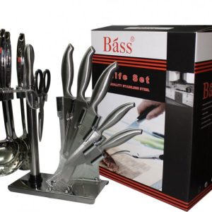 bo dao keo lam bep 11 mon bass in01 004 4 - Bộ dao kéo làm bếp 11 món Bass IN.01-004