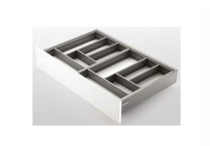 Bộ khay chia ngăn kéo rộng 400mm màu xám đậm Hafele 552.52.303