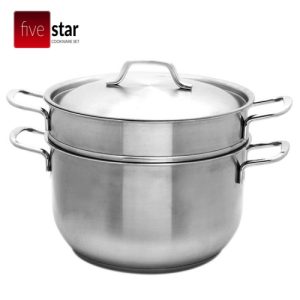 Bộ nồi xửng inox 3 đáy 24cm Fivestar ST24-3D