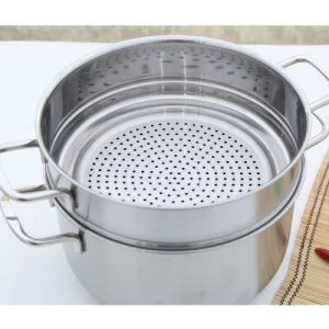 bo noi xung inox 3 day 24cm fivestar st24 3d 1575259523 3 - Bộ nồi xửng inox 3 đáy 24cm Fivestar ST24-3D