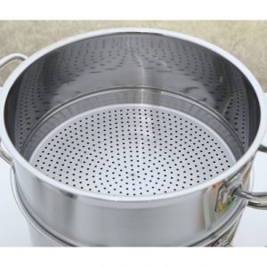 bo noi xung inox 3 day 28cm fivestar st28 3d 1575260323 4 - Bộ nồi xửng inox 3 đáy 28cm Fivestar ST28-3D