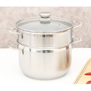 bo noi xung inox 3 day nap kinh 24cm fivestar st24 3dg 1609400029 6 - Bộ nồi xửng inox 3 đáy nắp kính 24cm Fivestar ST24-3DG