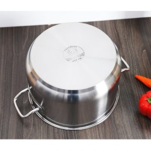 bo noi xung inox 3 day nap kinh 28cm fivestar st28 3dg 1575259591 0 - Bộ nồi xửng inox 3 đáy nắp kính 28cm Fivestar ST28-3DG